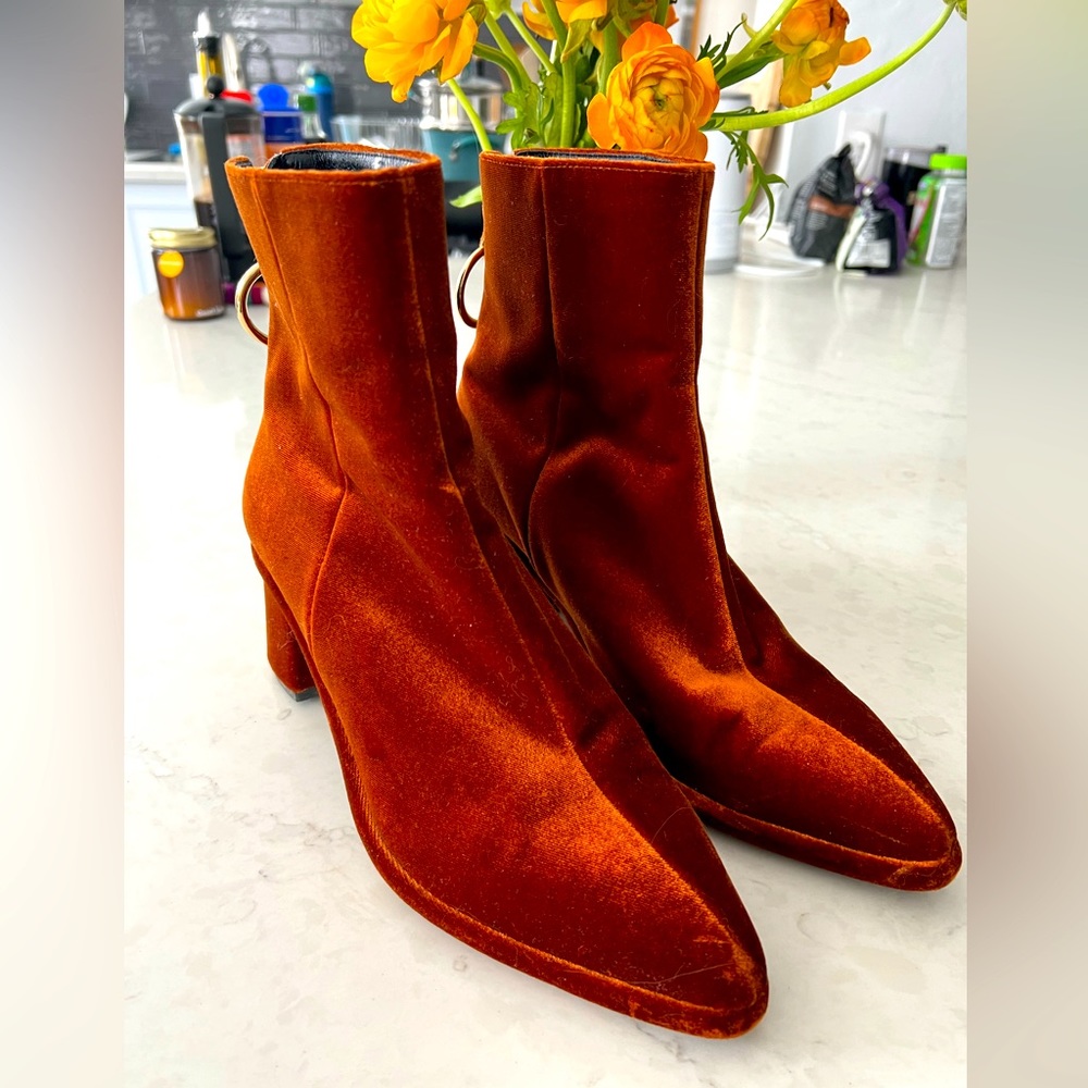 Reike Nen Copper Velvet Boots women’s size 39.5/9